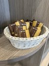 ほうじ茶をご用意。