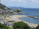 綺麗な長浜海水浴場※多賀観光協会提供