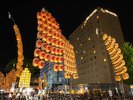 竿燈祭り会場はホテル目の前です。