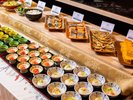 朝食ビュッフェメニュー一例