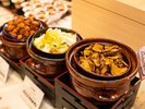 朝食ビュッフェメニュー一例