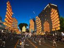 ホテルの目の前が竿燈祭りの会場
