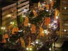 ホテルの目の前が竿燈祭りの会場