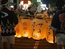 ホテルの目の前が竿燈祭りの会場