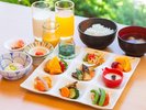 朝食ビュッフェメニュー一例