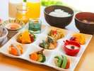 朝食ビュッフェメニュー一例