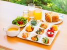 朝食ビュッフェメニュー一例