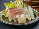 【海鮮しゃぶしゃぶ】新鮮なお魚やお野菜をサッとお湯に通してお召し上がりください♪