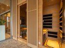 【展望浴場 萩姫の湯】おひとり様用の穏やかな温熱リトリート”深温の庵”。身体を芯からじっくり温めて。