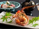 伊勢海老鬼殻焼(メニューは一例です)
