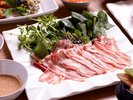 【地産地消バイキング】上州六穀豚使用のしゃぶしゃぶ