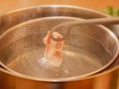 【地産地消バイキング】上州六穀豚使用のしゃぶしゃぶ