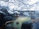 非日常を味わう!雪の露天風呂