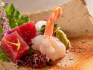 【季節の会席/秋】鮪・甘海老(9月〜11月)