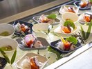 夕食ビュッフェ/少しずつ愉しめるお刺身コーナー(イメージ)