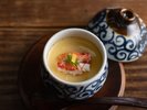 【夕食/冬】かに身&かに味噌入り茶碗蒸し/一例