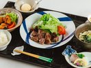 お子様の夕食:天草黒牛ステーキのコース