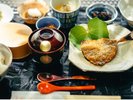 朝食はアジのミリン干し。天草らしい朝ごはんです