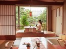 別邸「美悠」庭園側