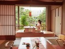 別邸「美悠」庭園側