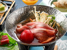 夕食 夏の基本会席(福井ポークトマト鍋イメージ)