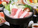 甲州富士桜ポークすき焼き(ワイン割下)