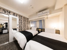 ■コネクティングルーム ツイン2部屋連結 (2部屋合計)広さ28�u/ベッド幅100�p×4台