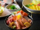 春爛漫♪ふくいサーモン入りのたっぷり海鮮丼御膳