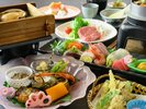 夏の食材を堪能!活あわびのせいろ蒸し<夏の極み>
