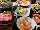 お造り盛と和牛がメイン!当宿自慢の季節の釜飯も♪特選会席<水仙>