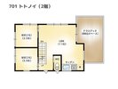 【間取りイメージ】701:トトノイ(2階)