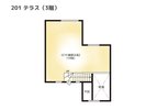 【間取りイメージ】201:テラス(3階)