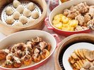 たこ焼きやミックスジュース等のご当地メニューもご用意しております(一例)