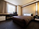 *ダブルルーム:15〜17u/定員人数2名様。幅140cmのダブルベッドでゆったり♪<客室イメージ>
