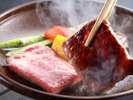 柔らかジューシー「和牛陶板焼き」