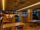お食事場所は海一望レストランです。絶景と美味しいカニ!最高ですね、(写真は夕方)