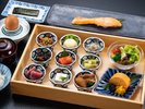 【共通のご朝食】品数豊富な和朝食