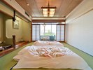 【和室】お布団を敷いてごゆっくりお休みください