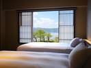【諏訪湖を望むお風呂付広々ツインルーム/311(50u)】一例