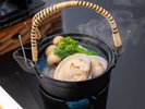 【春の四季会席】蛤の土瓶蒸し