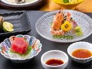 【菊水会席】赤城牛&鮑ステーキのWメイン