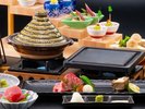 【菊水会席】赤城牛&鮑ステーキのWメイン