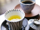 【ふきやの朝ごはん一例】お食事のあとは、お茶やコーヒー、紅茶でひといき