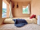 檜の香りと温もりに包まれる眺めのいいsnowpeak住箱。冷暖房エアコン付一年中快適に過ごせる