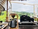 手作りホットサンド、挽き立てコーヒーを入れて、朝ものんびりしましょう。