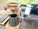 手作りホットサンド、挽き立てコーヒーを入れて、朝ものんびりしましょう。