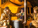 【夕食】夕食はBBQ!自然を感じながら仲間やご家族と乾杯