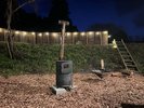 プライベートアウトドアスペース。焚き火、薪割りなど完備。冬に薪ストーブ、夏に冷風機。