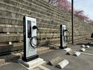 アウディー EV充電器を設置いたしました。料金Audi e-tron利用者=無料一般EV車=1,000円/1回