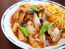 スパラウンジメニュー〜あんかけ焼きそば〜